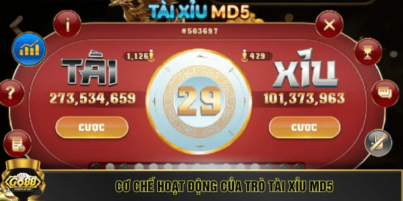 Cơ chế hoạt động của trò tài xỉu MD5