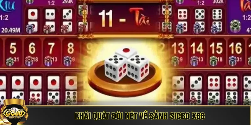 Khái quát đôi nét về sảnh sicbo X88